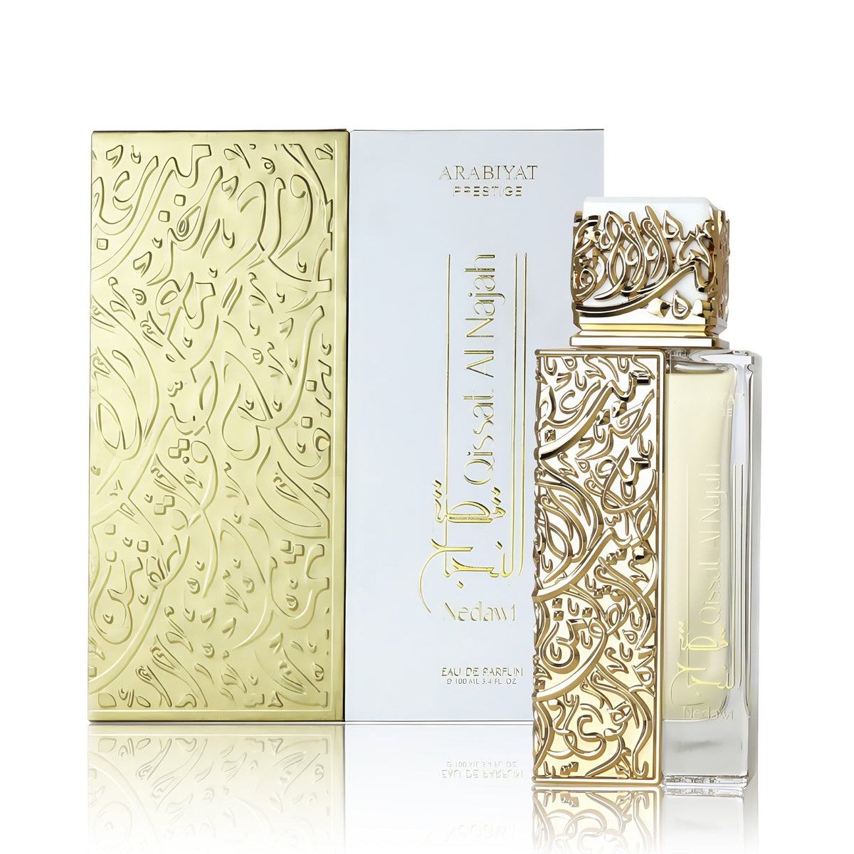 Arabiyat Qissat Al Najah Nedawi bottle — oud woody musk perfume guide at Auroud