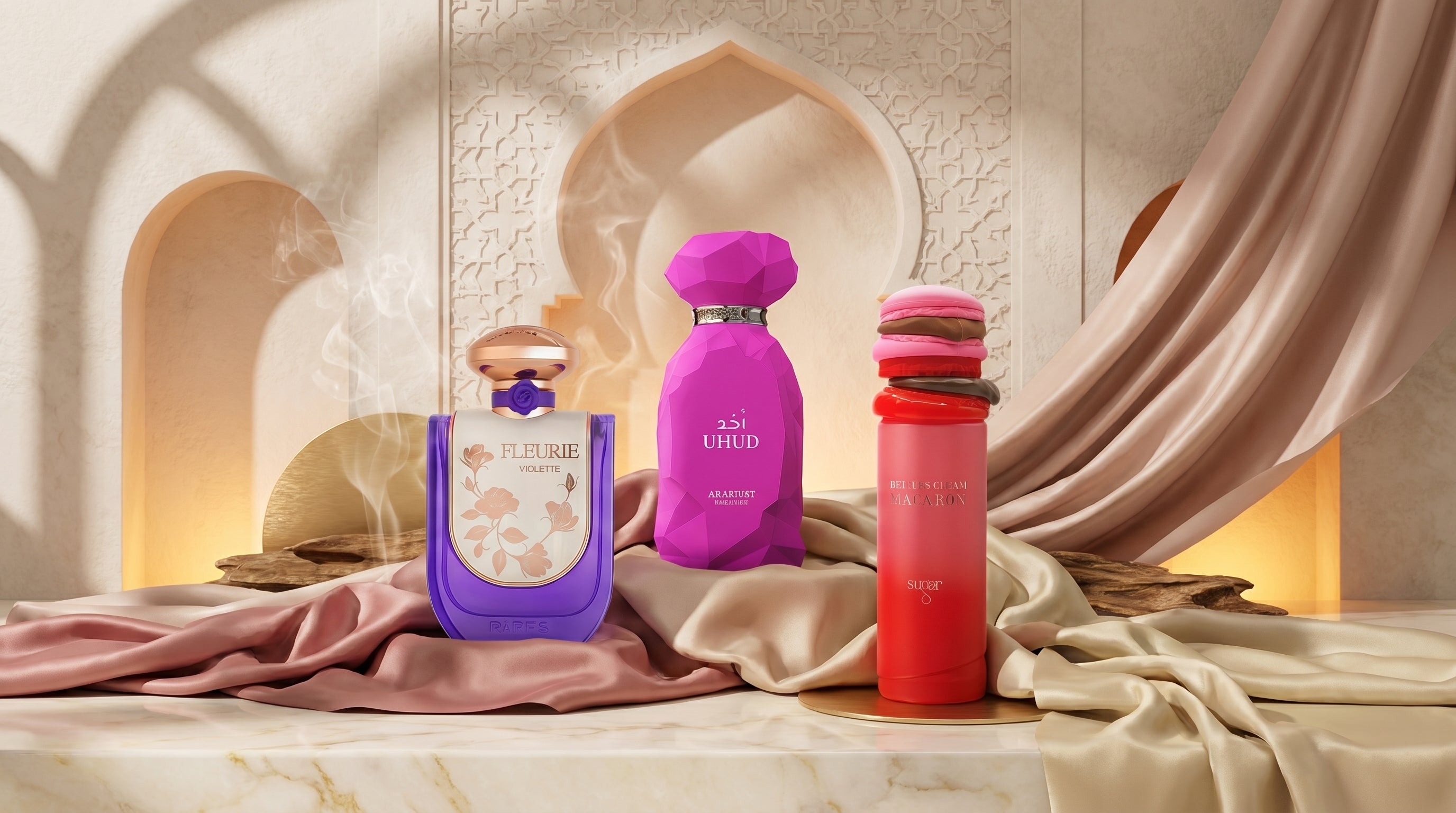 Women's perfumes: Soft light, strong presence.