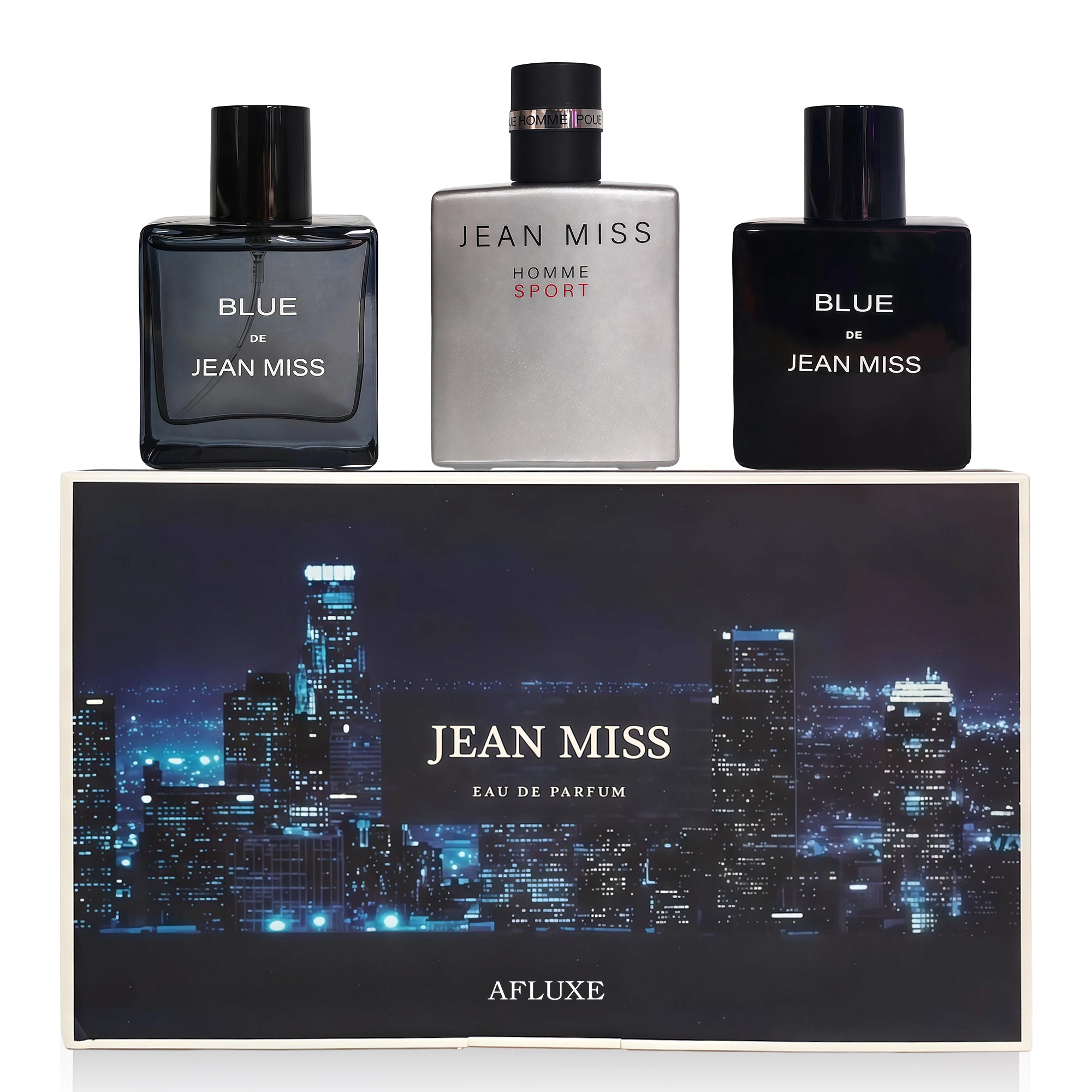 Jean Miss Blue Men's Eau de Parfum Gift Set 3x30ml