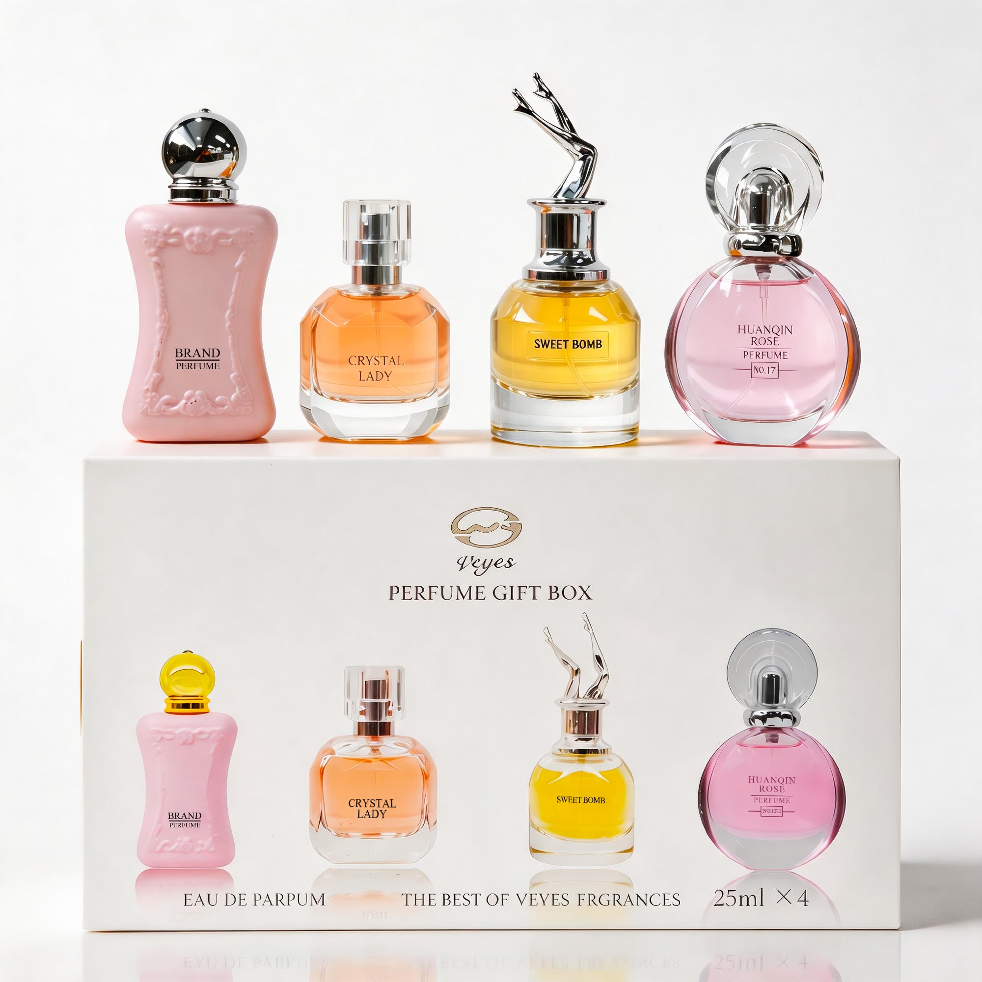 Best of Veyes Women's Eau de Parfum Gift Set 4x25ml EDP