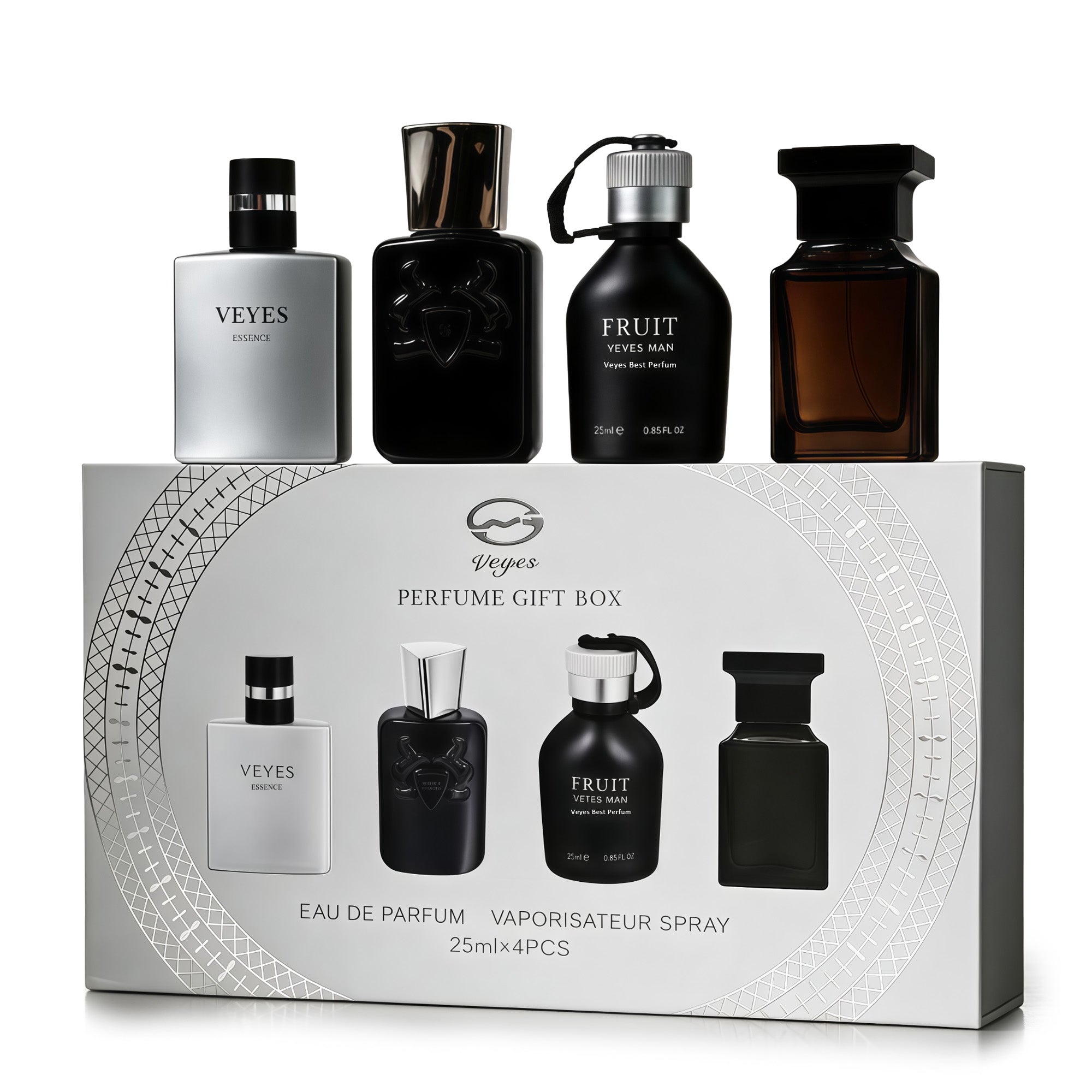 Veyes Men's Cologne Variety Gift Set 25mlx4 EDP