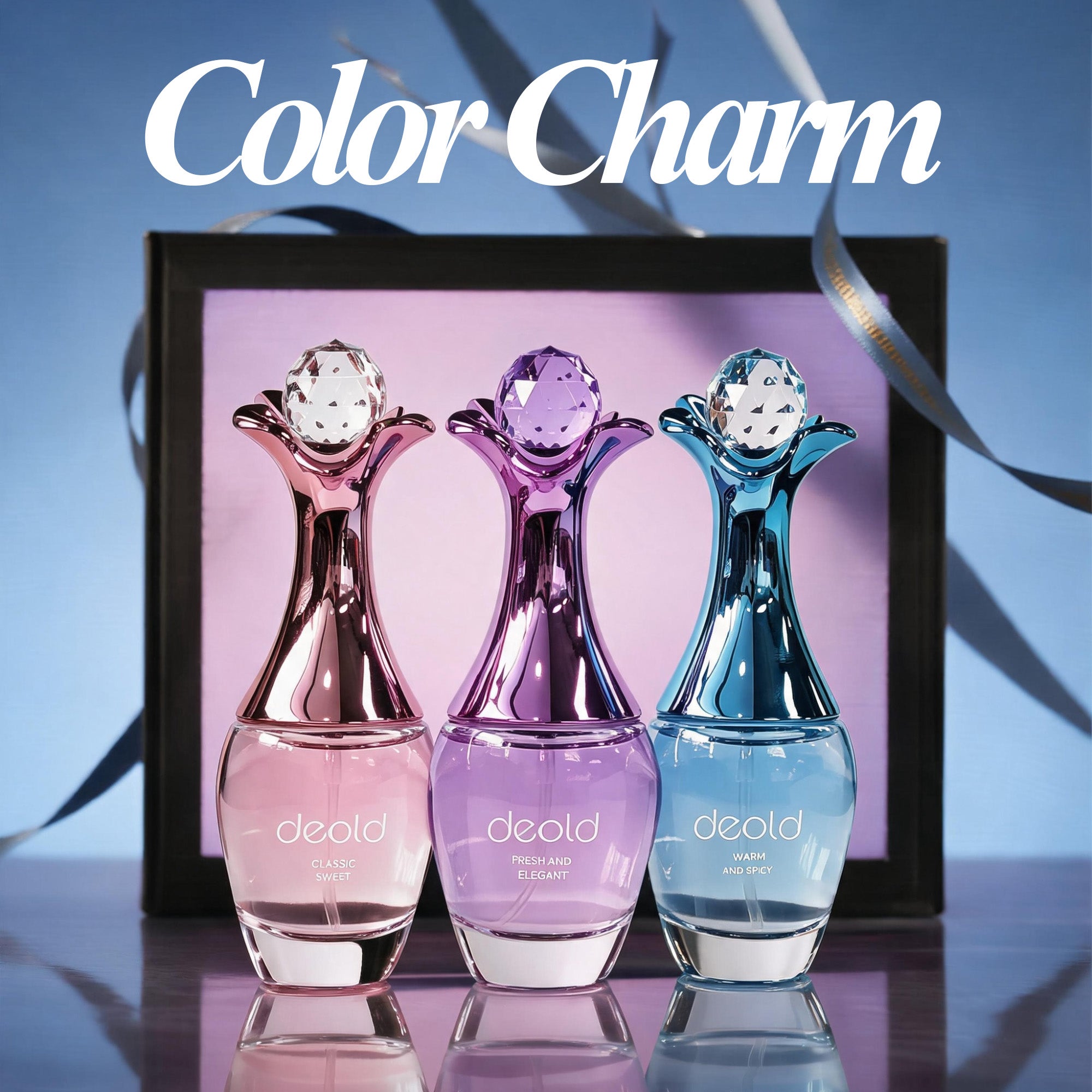 Deold Classic Brilliant Women Perfume Set 40ml*3 Eau de Parfum