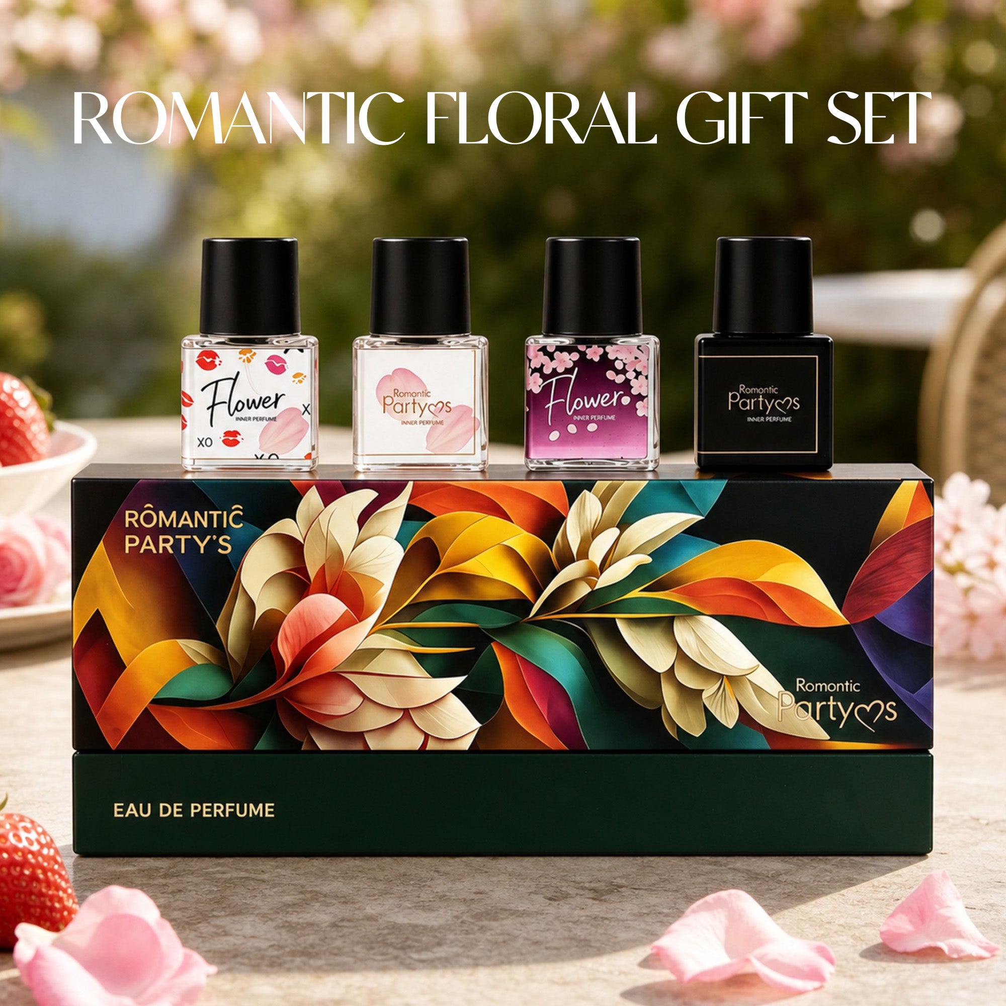 Romantic Party Women's Mini Perfume Set 4*10ml