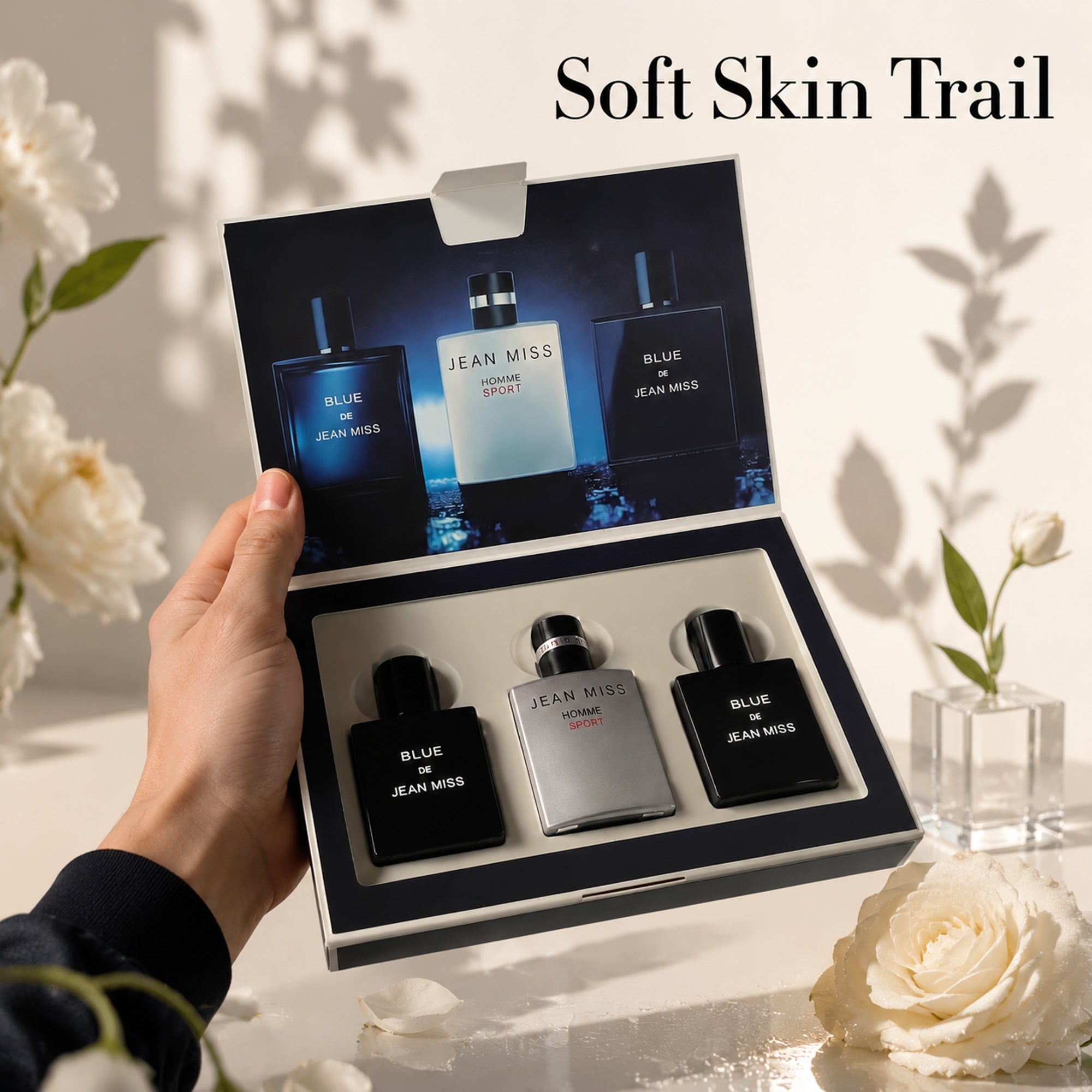 Jean Miss Blue Men's Eau de Parfum Gift Set 3x30ml