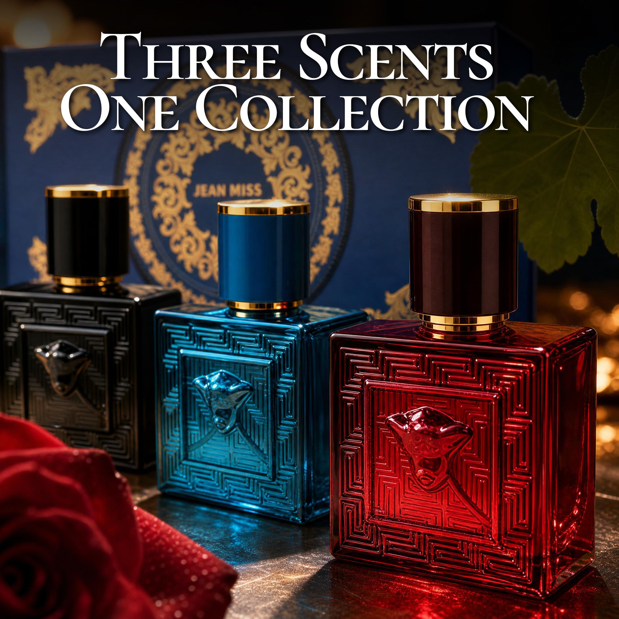 JEAN MISS Men's Cologne Set 30ml x 3 Eau de Parfum