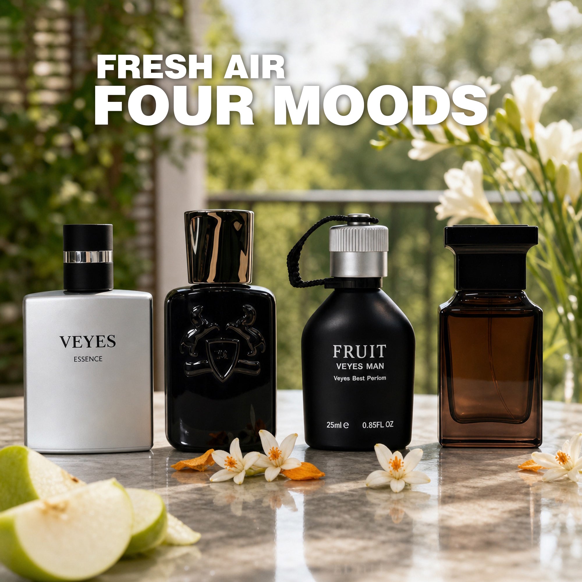 Veyes Men's Cologne Variety Gift Set 25mlx4 EDP
