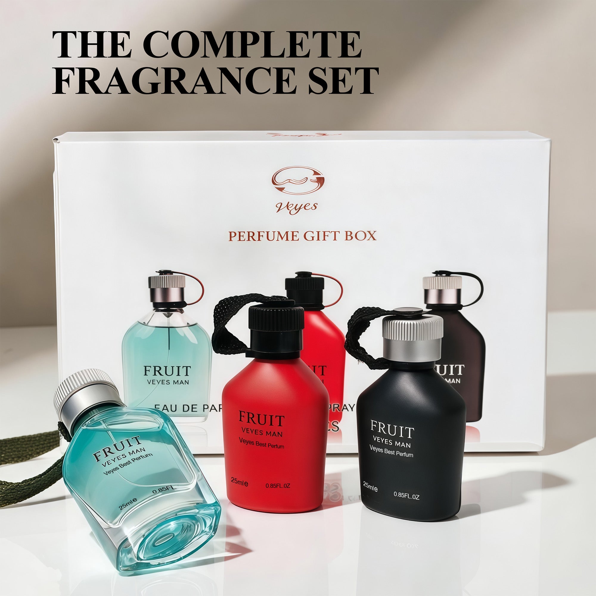 Veyes Fruit Men's Cologne Set 3x25ml EDP