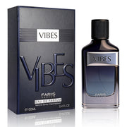 FARIIS Vibes Men's Fresh Sage Geranium Cologne 100ml Eau de Parfum Men Perfume