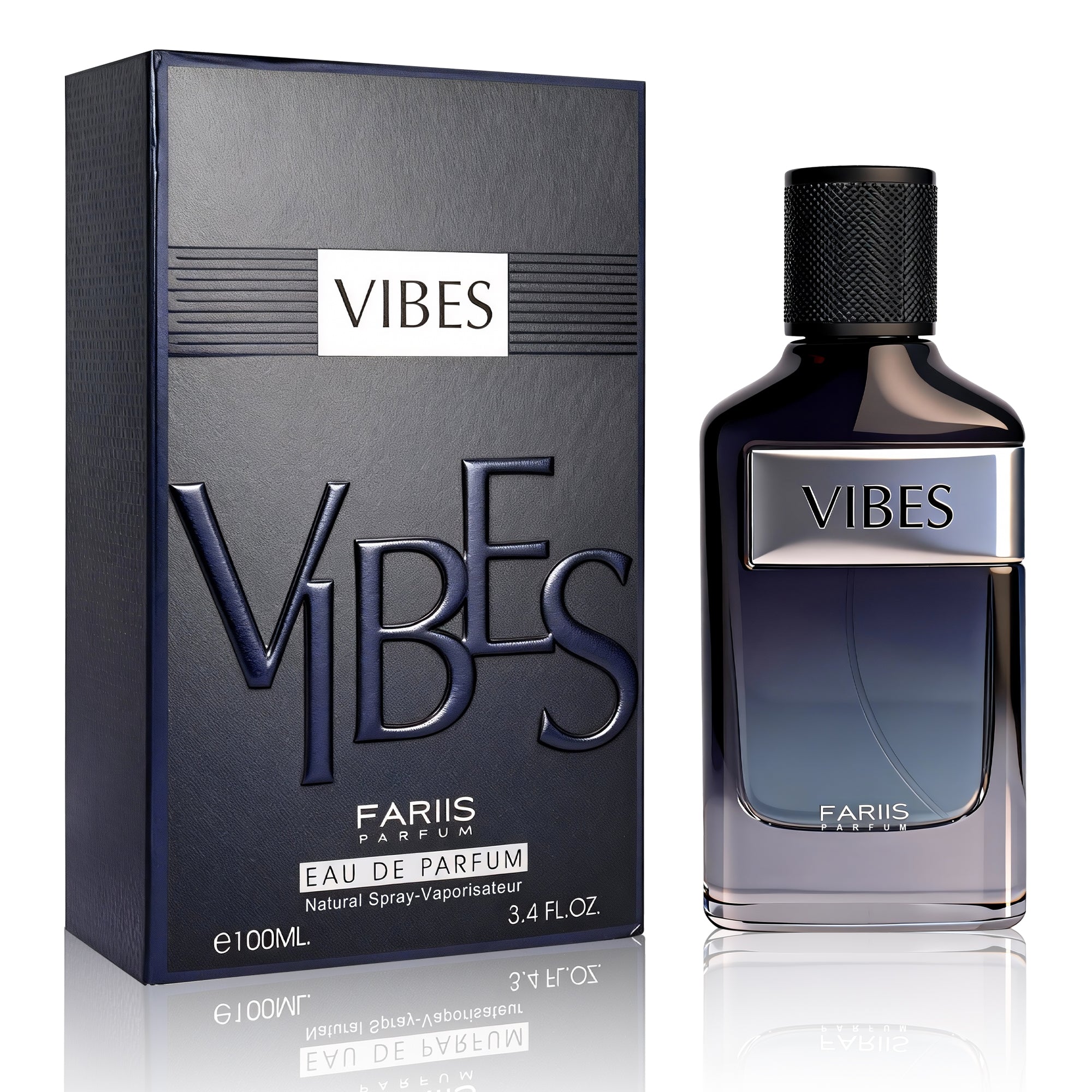 FARIIS Vibes Men's Fresh Sage Geranium Cologne 100ml Woody Seductive Eau de Parfum Men Perfume