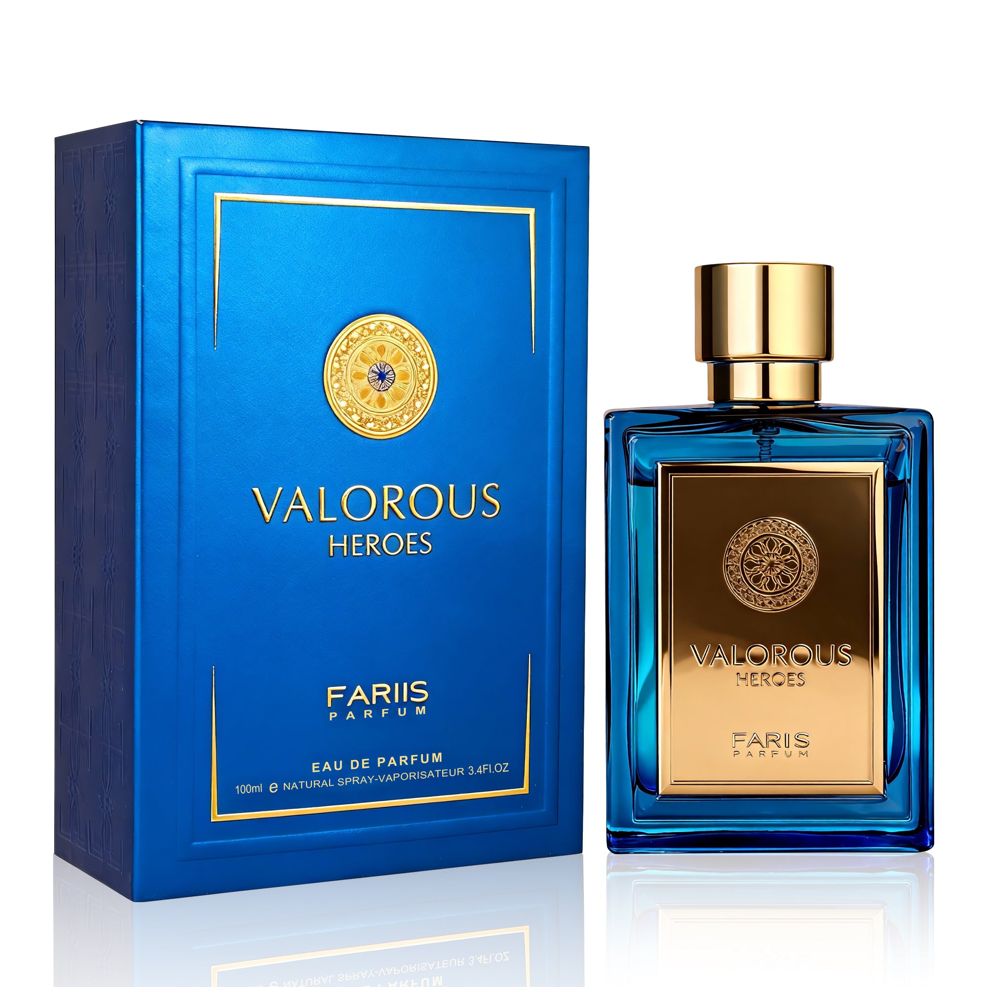 FARIIS VALORES HEROES Men's Cologne 100ml Woody Oriental Eau de Parfum Fragrance