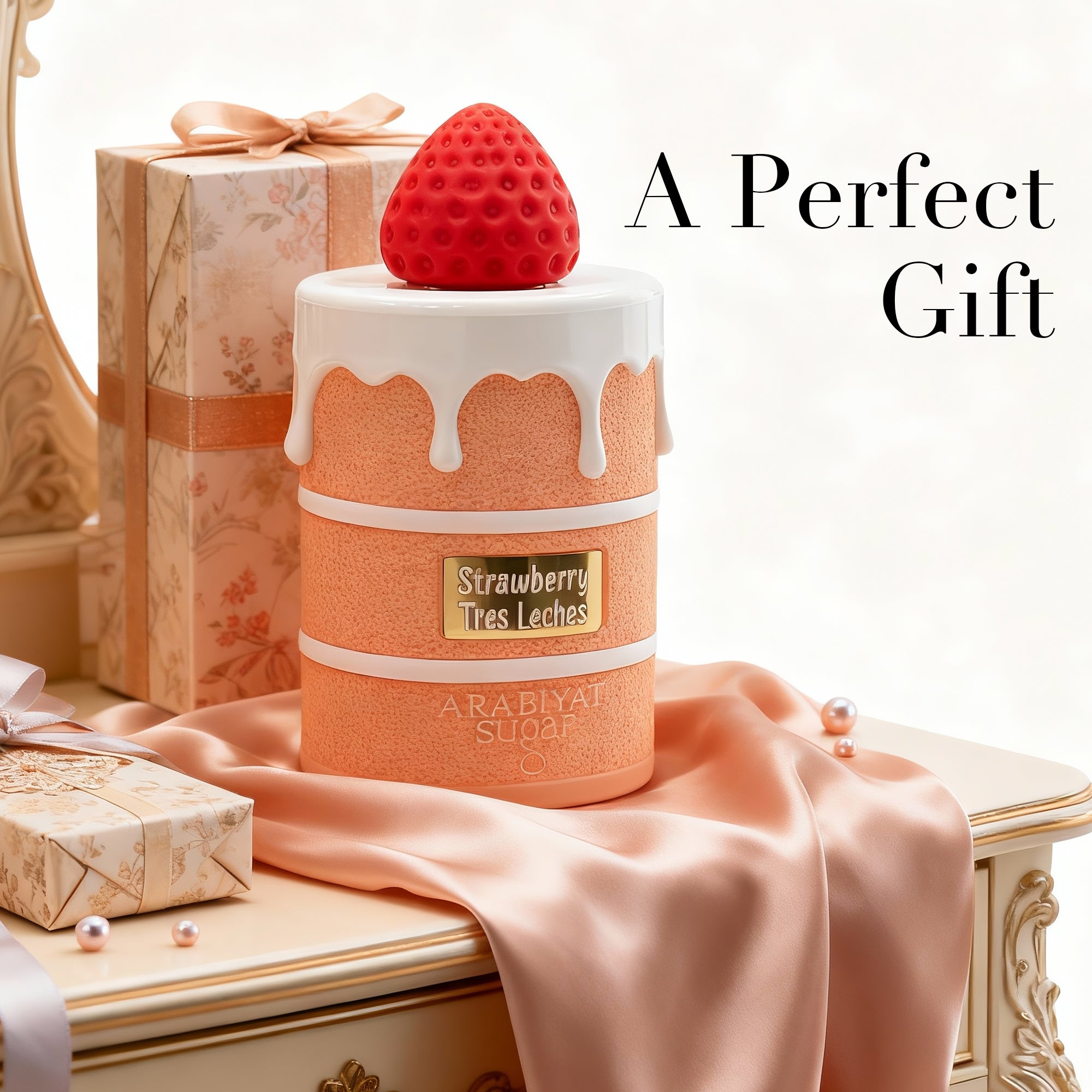 Arabiyat Sugar Strawberry Tred Leches Eau De Parfum 3.4FL.OZ