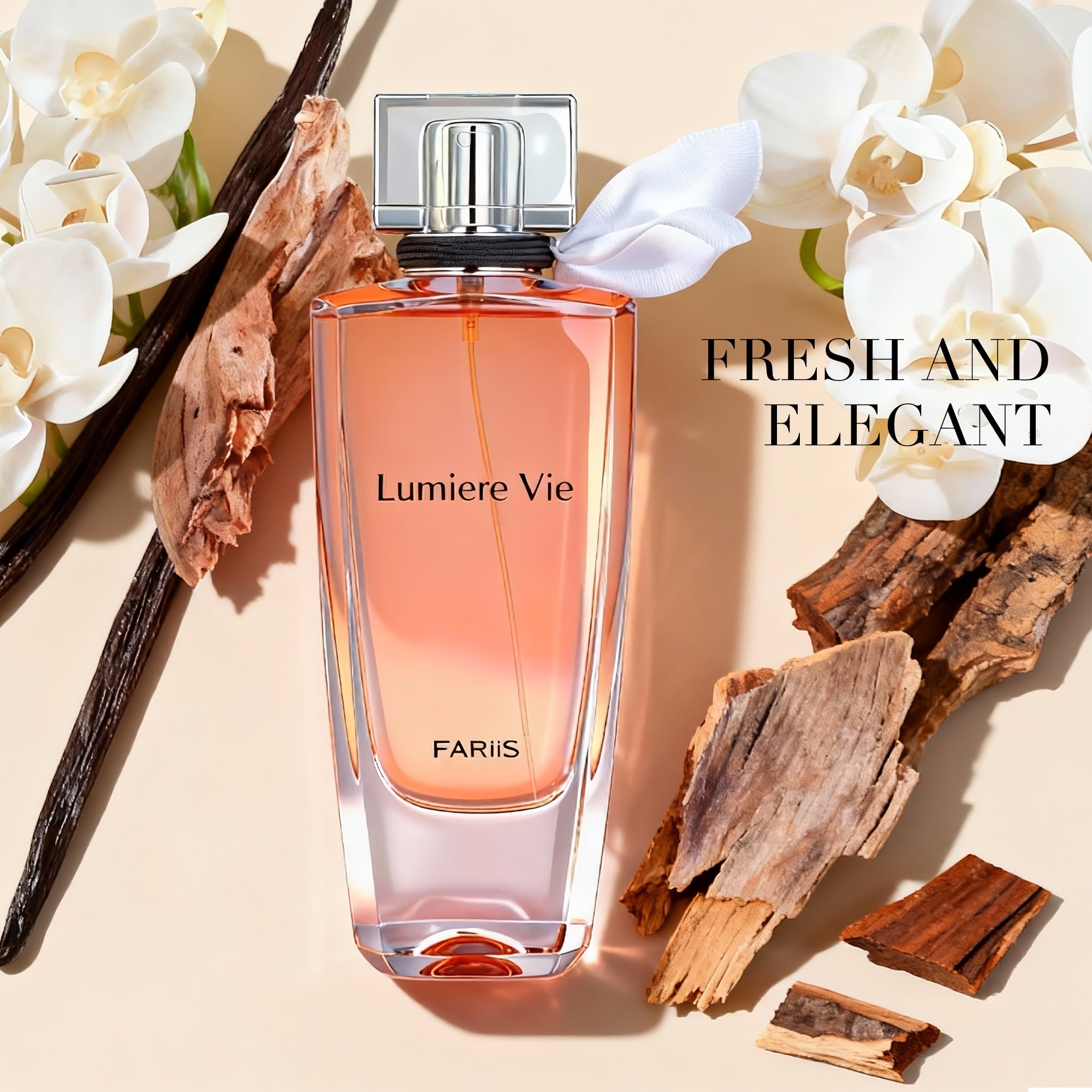 FARIIS Lumiere Vie Iris & Vanilla Feminine Women Perfume 100ml Eau De Parfum Fragrance for Women