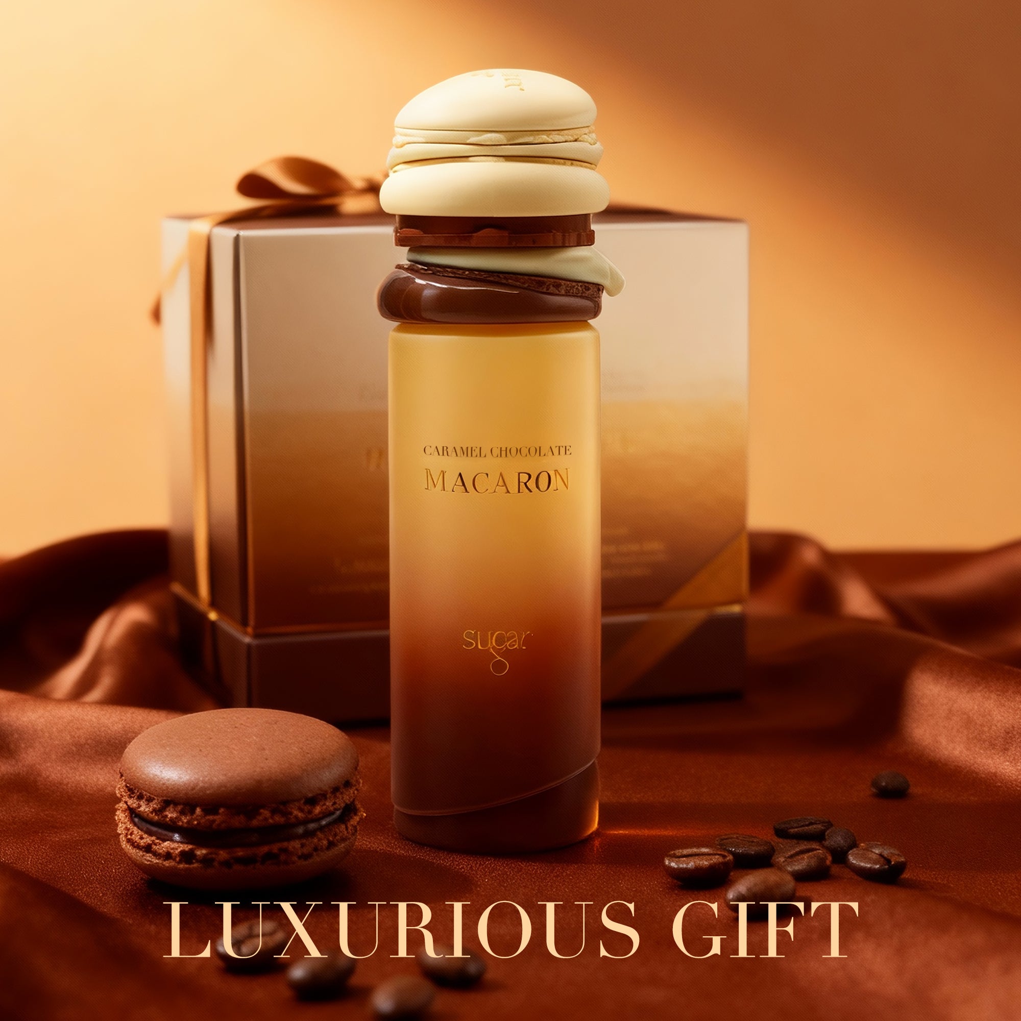 Arabiyat Sugar Caramel Chocolate Macaron Eau De Parfum 3.4FL.OZ