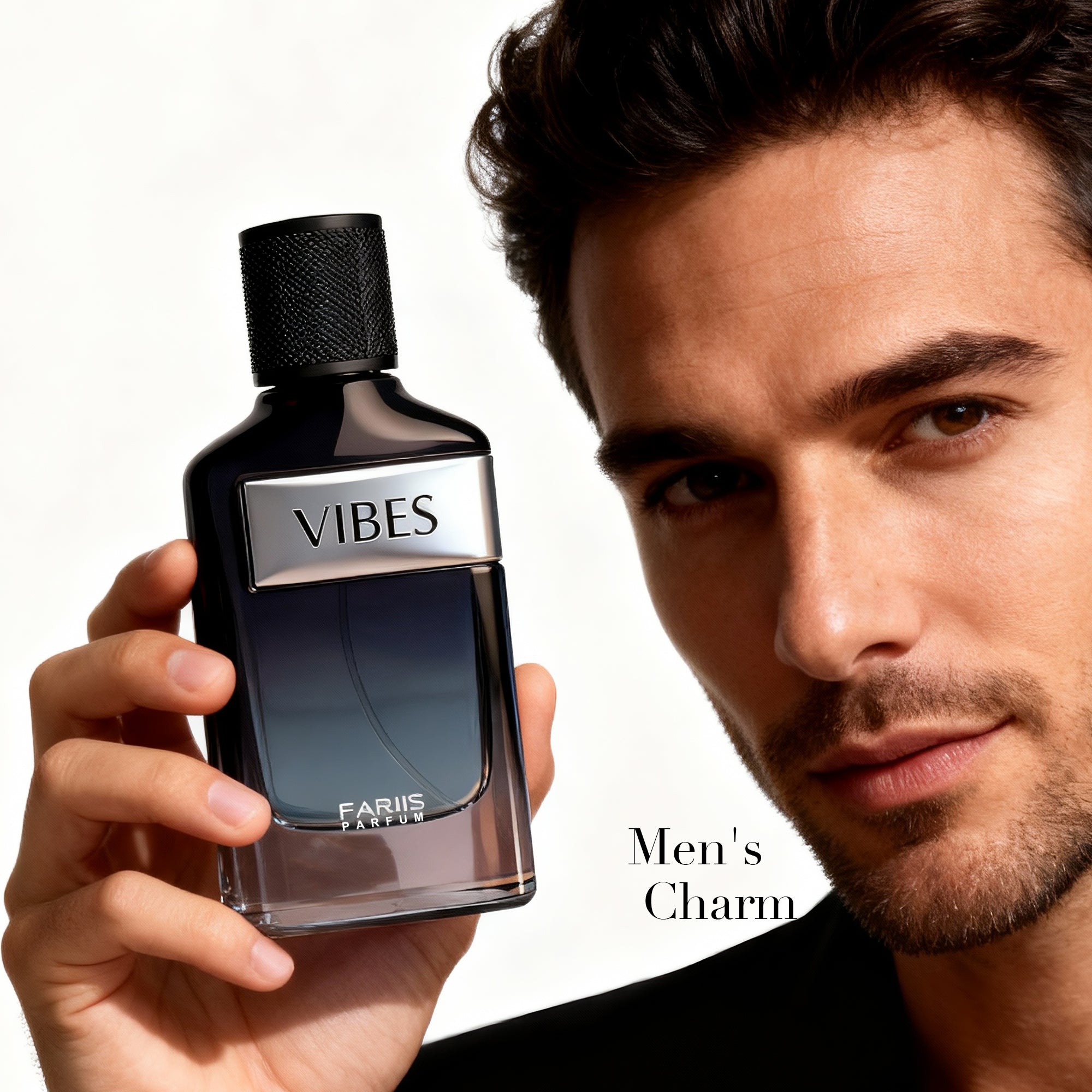 FARIIS Vibes Men's Fresh Sage Geranium Cologne 100ml Eau de Parfum Men Perfume