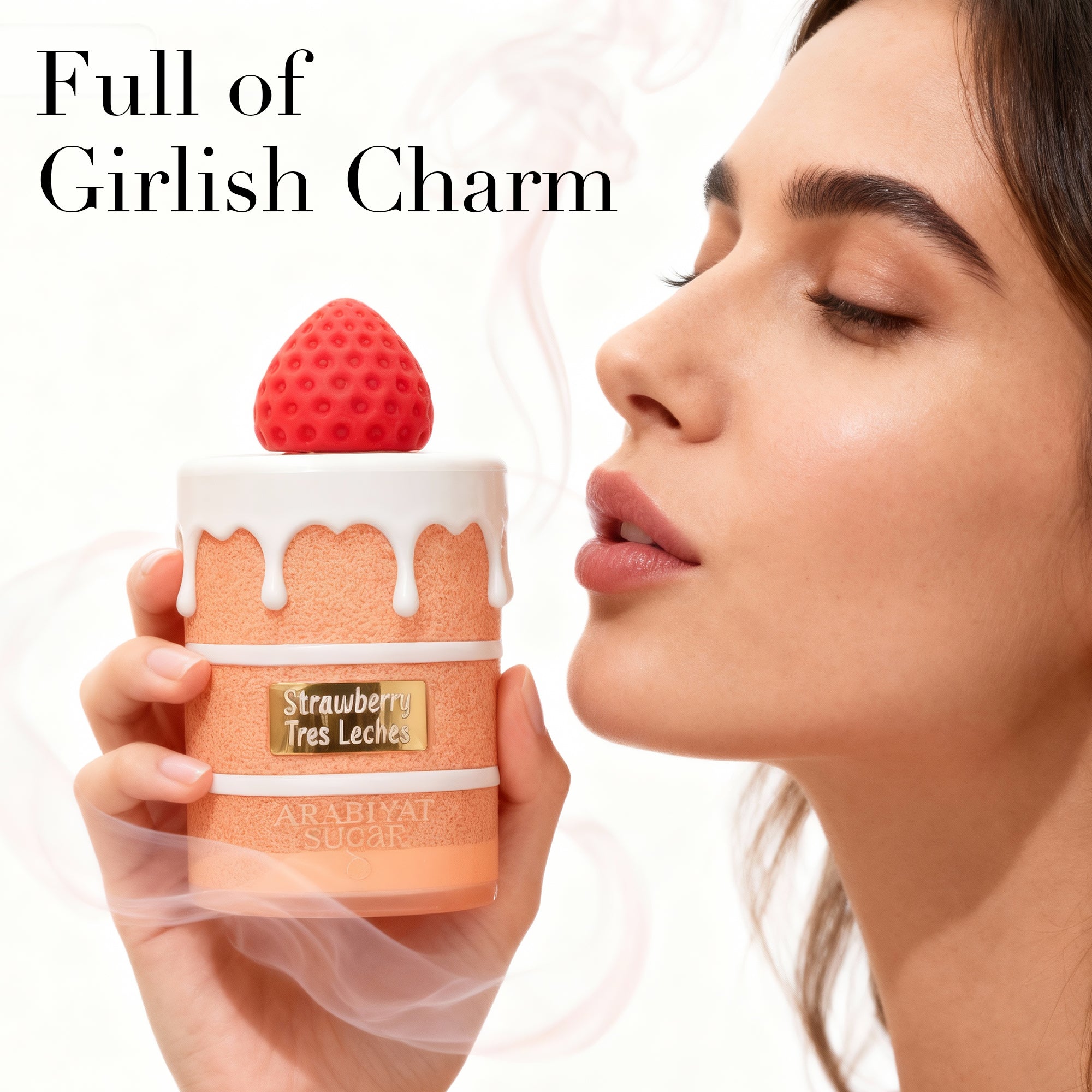 Arabiyat Sugar Strawberry Tred Leches Eau De Parfum 3.4FL.OZ