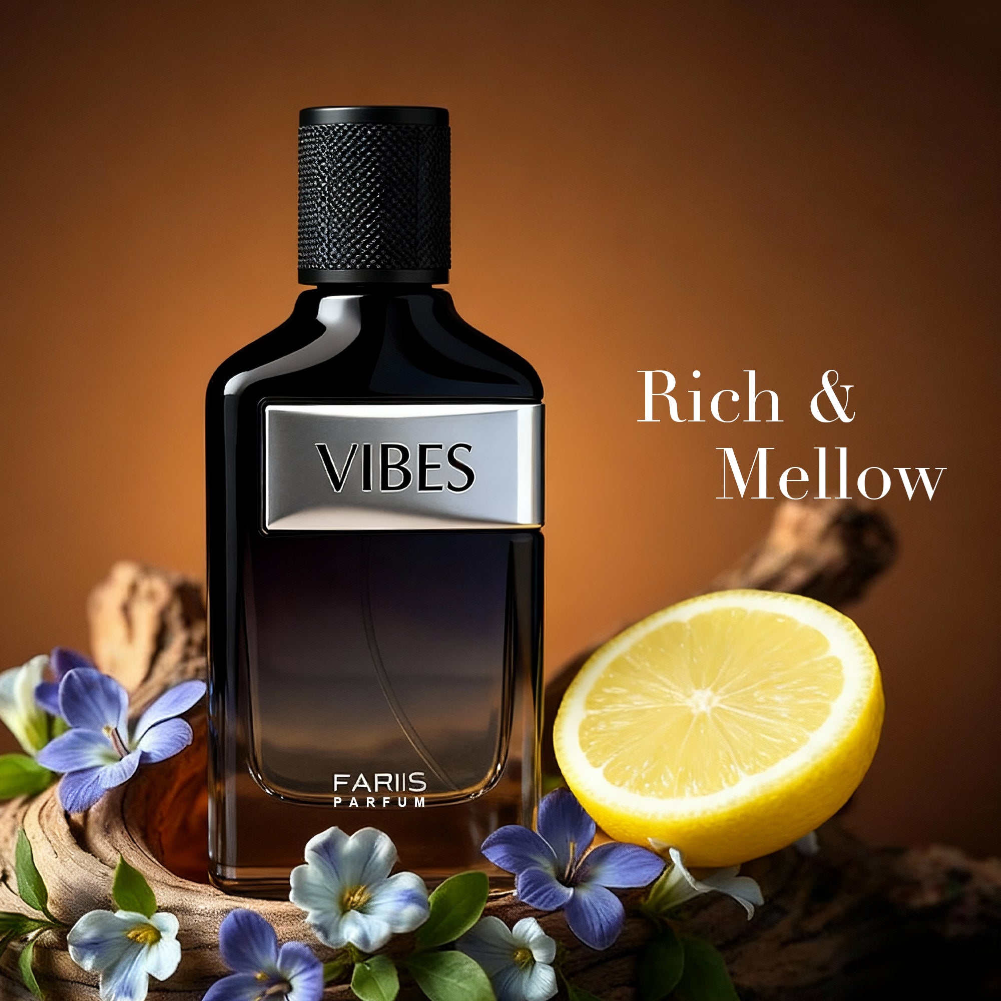 FARIIS Vibes Men's Fresh Sage Geranium Cologne 100ml Eau de Parfum Men Perfume