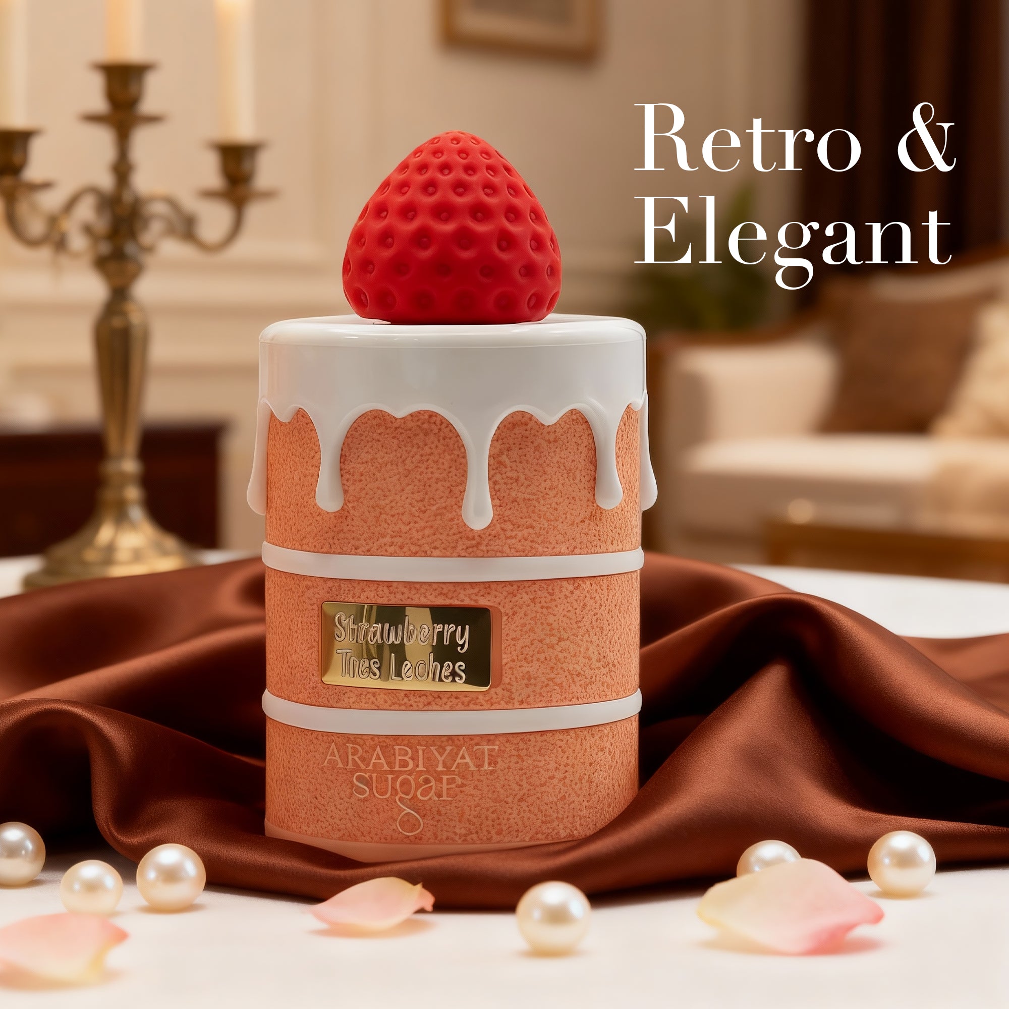 Arabiyat Sugar Strawberry Tred Leches Eau De Parfum 3.4FL.OZ