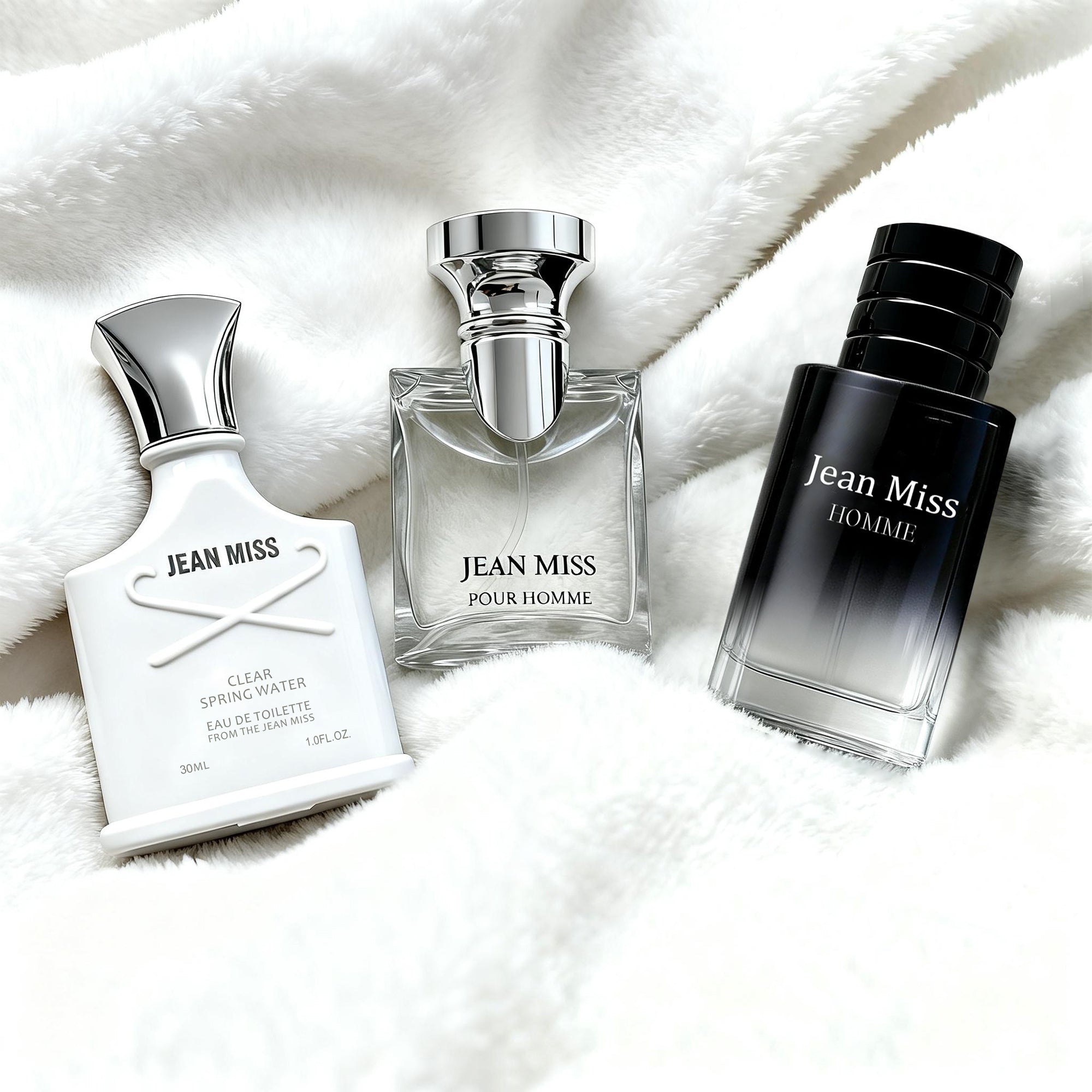 JEAN MISS Blue Men's Cologne Set 30ml x 3 Eau de Parfum