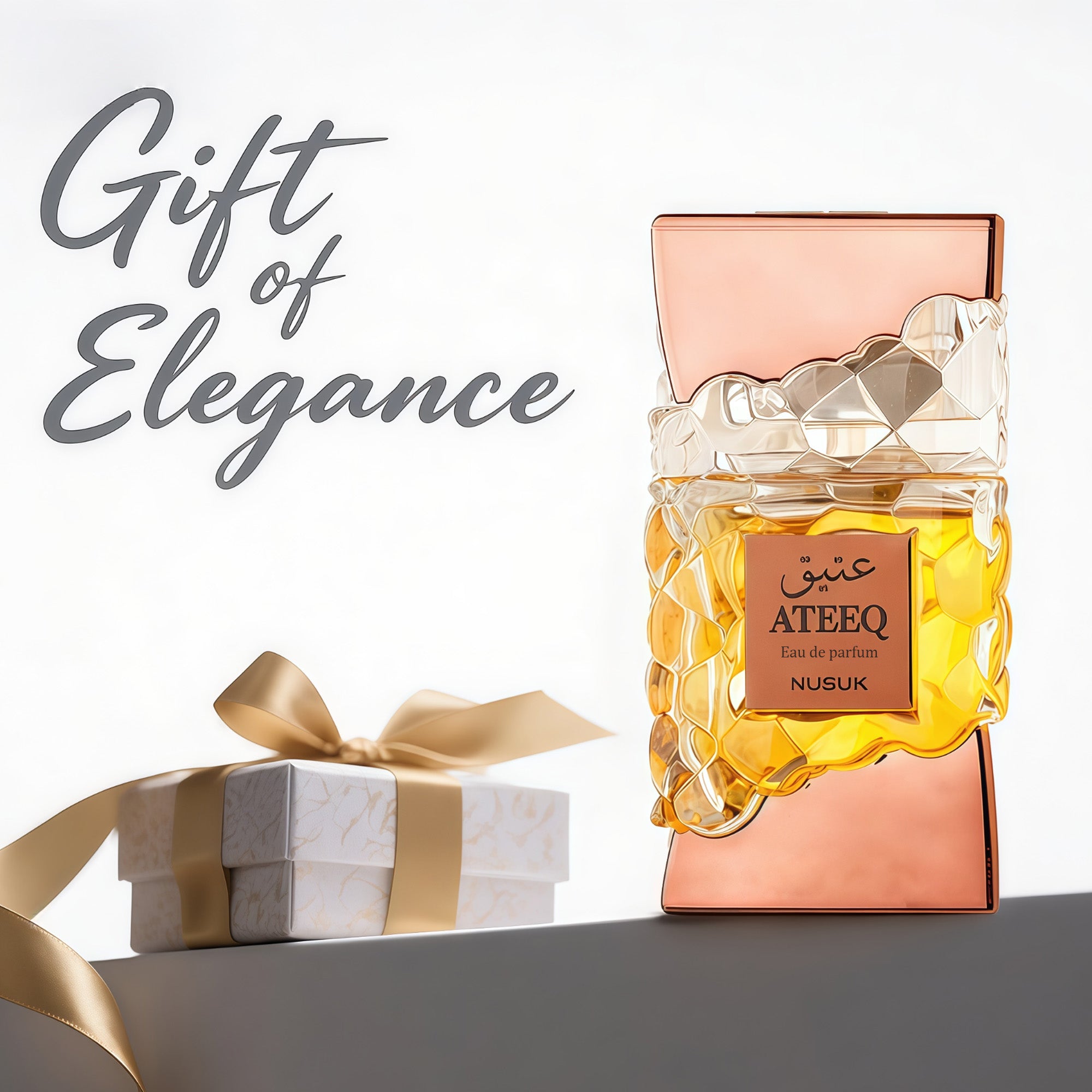 Nusuk Ateeq Perfume for Men 100ml Long Lasting Extrait De Parfum