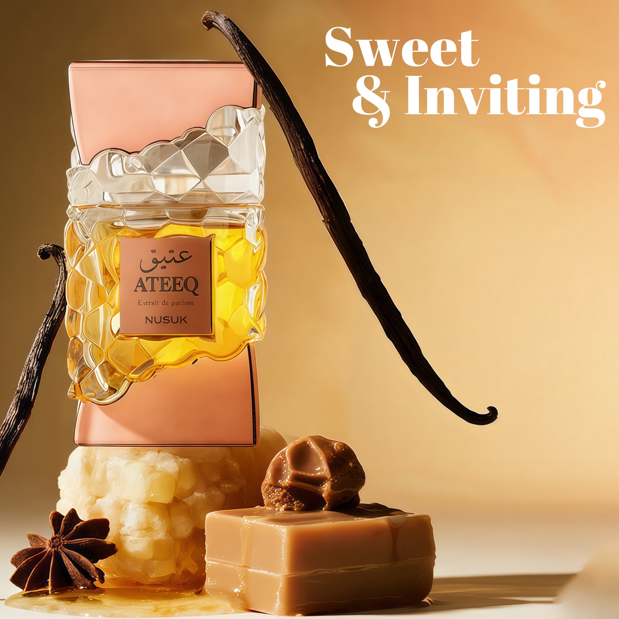 Nusuk Ateeq Perfume for Men 100ml Long Lasting Extrait De Parfum