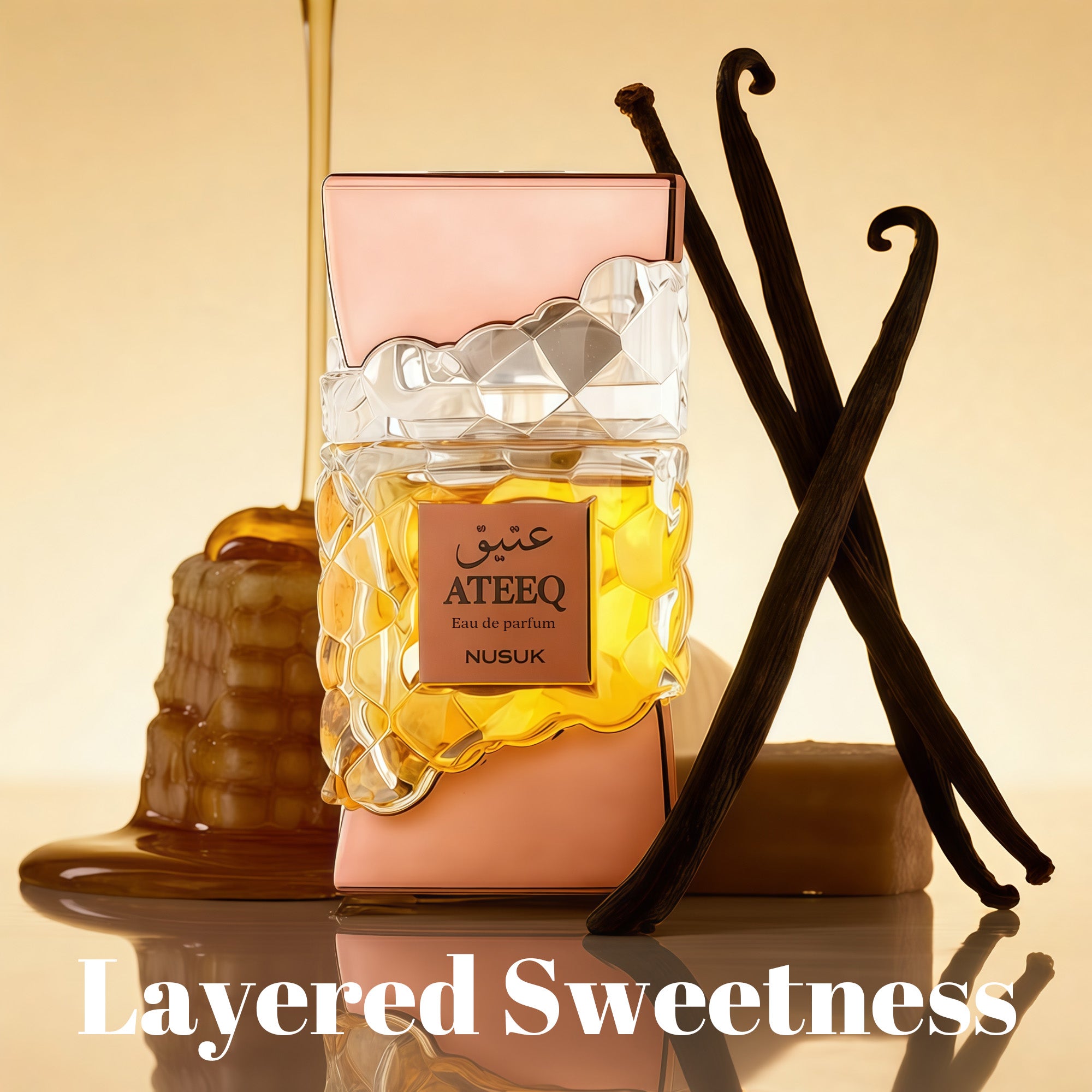 Nusuk Ateeq Perfume for Men 100ml Long Lasting Extrait De Parfum