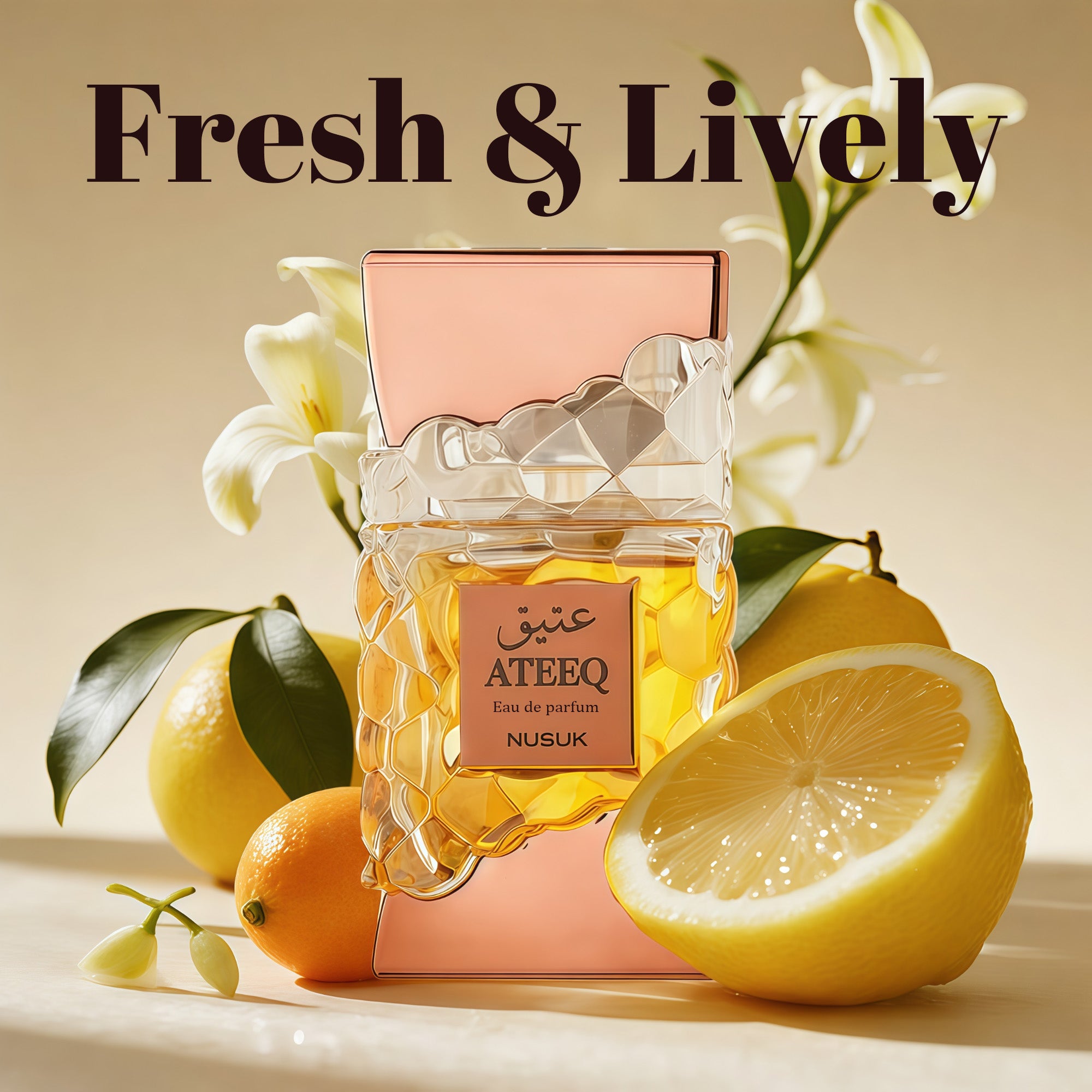 Nusuk Ateeq Perfume for Men 100ml Long Lasting Extrait De Parfum