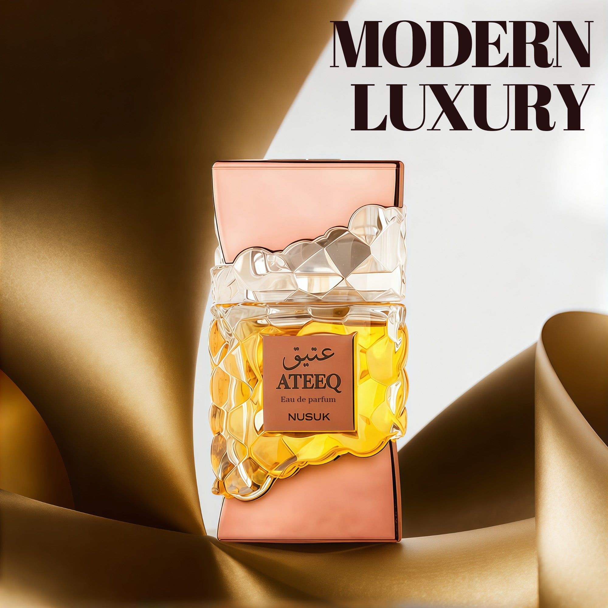 Nusuk Ateeq Perfume for Men 100ml Long Lasting Extrait De Parfum