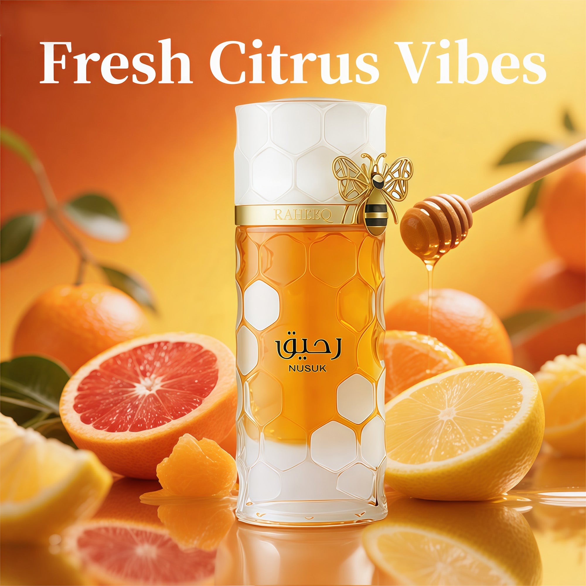 Nusuk Raheeq Eau De Parfum for Men & Women – Long Lasting Arabian Luxury Scent – 100ml