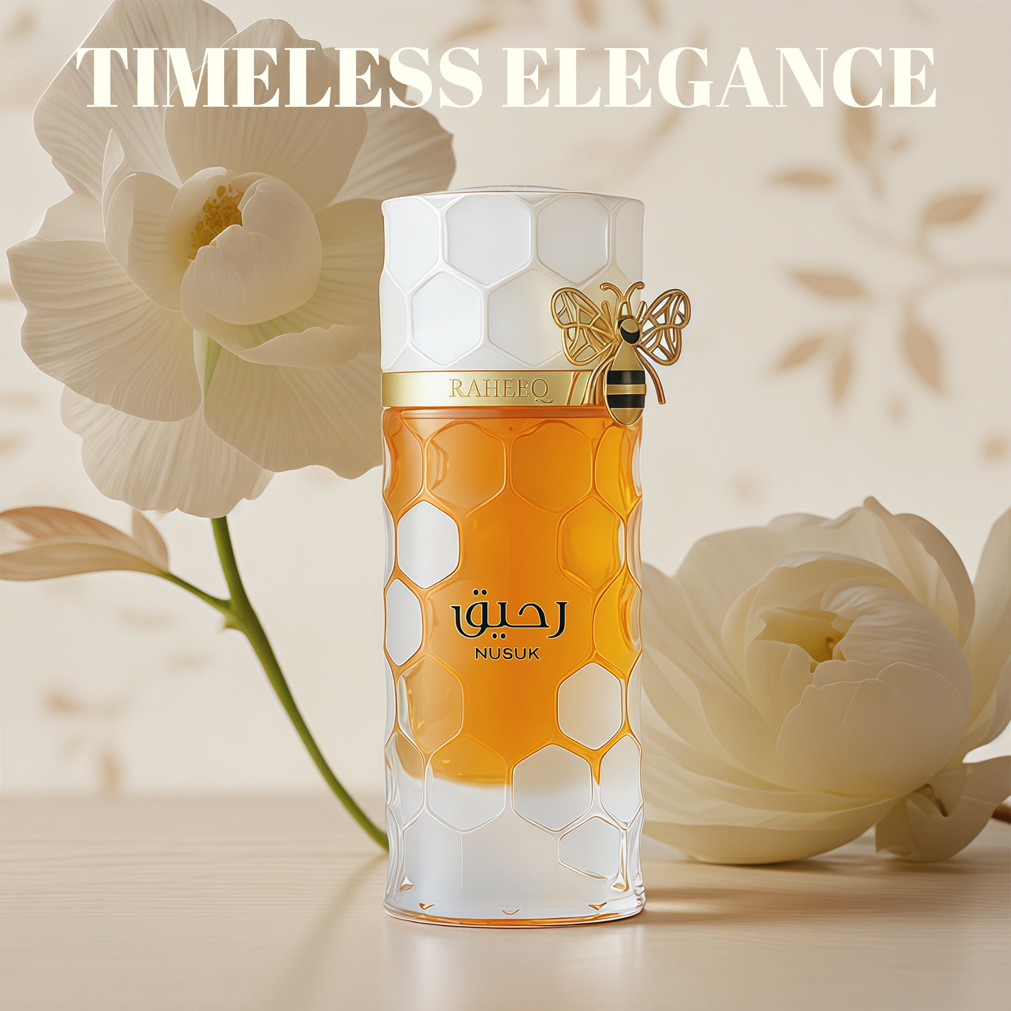 Nusuk Raheeq Eau De Parfum for Men & Women – Long Lasting Arabian Luxury Scent – 100ml