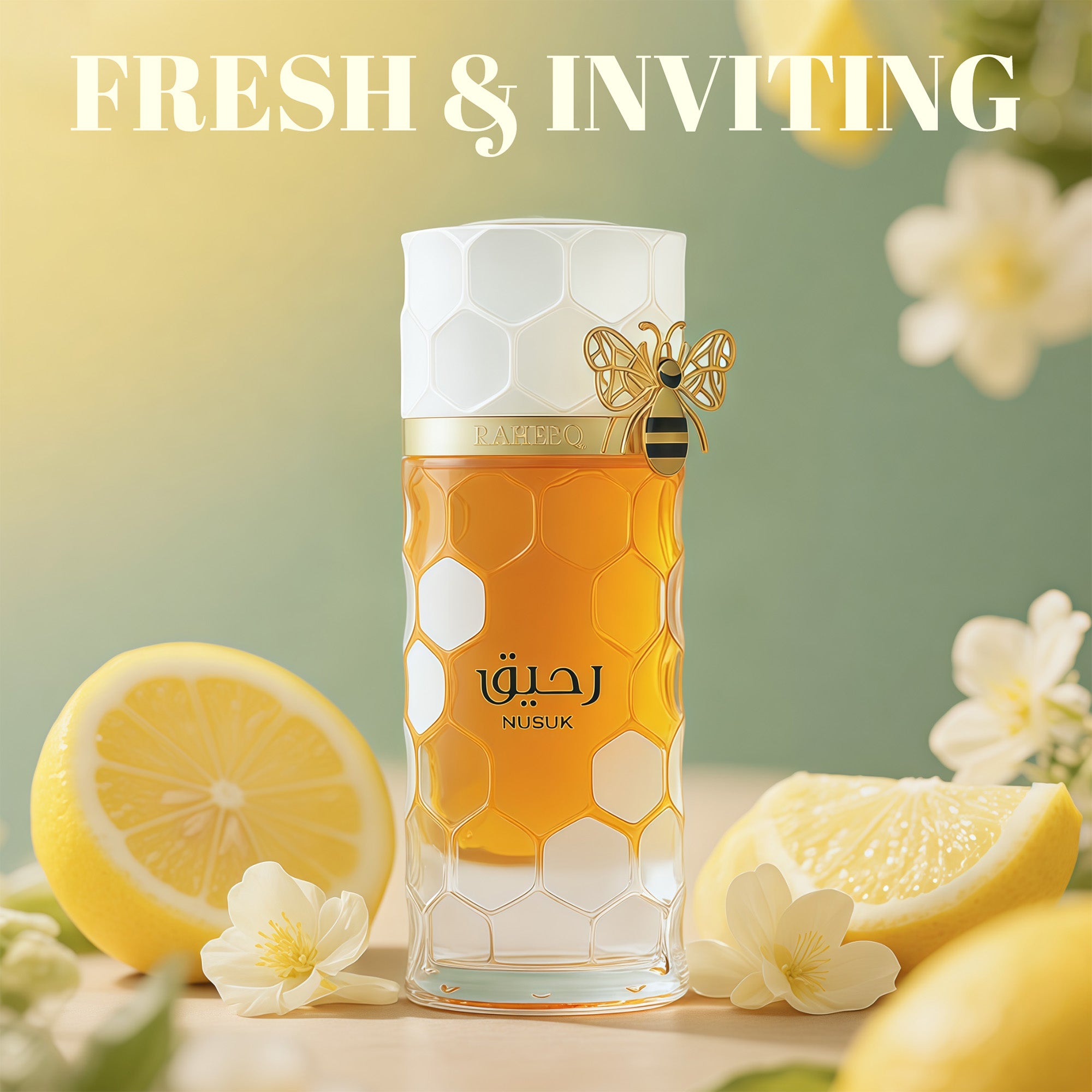 Nusuk Raheeq Eau De Parfum for Men & Women – Long Lasting Arabian Luxury Scent – 100ml