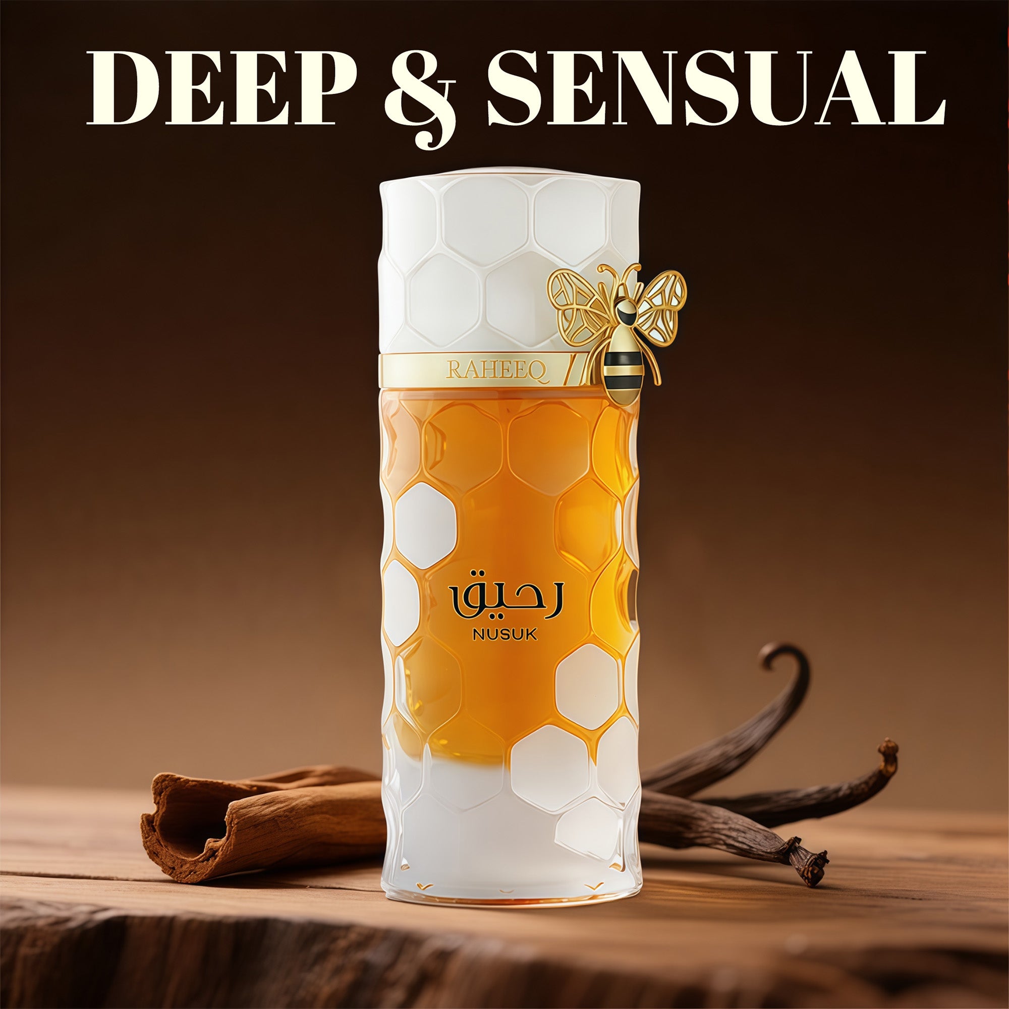 Nusuk Raheeq Eau De Parfum for Men & Women – Long Lasting Arabian Luxury Scent – 100ml