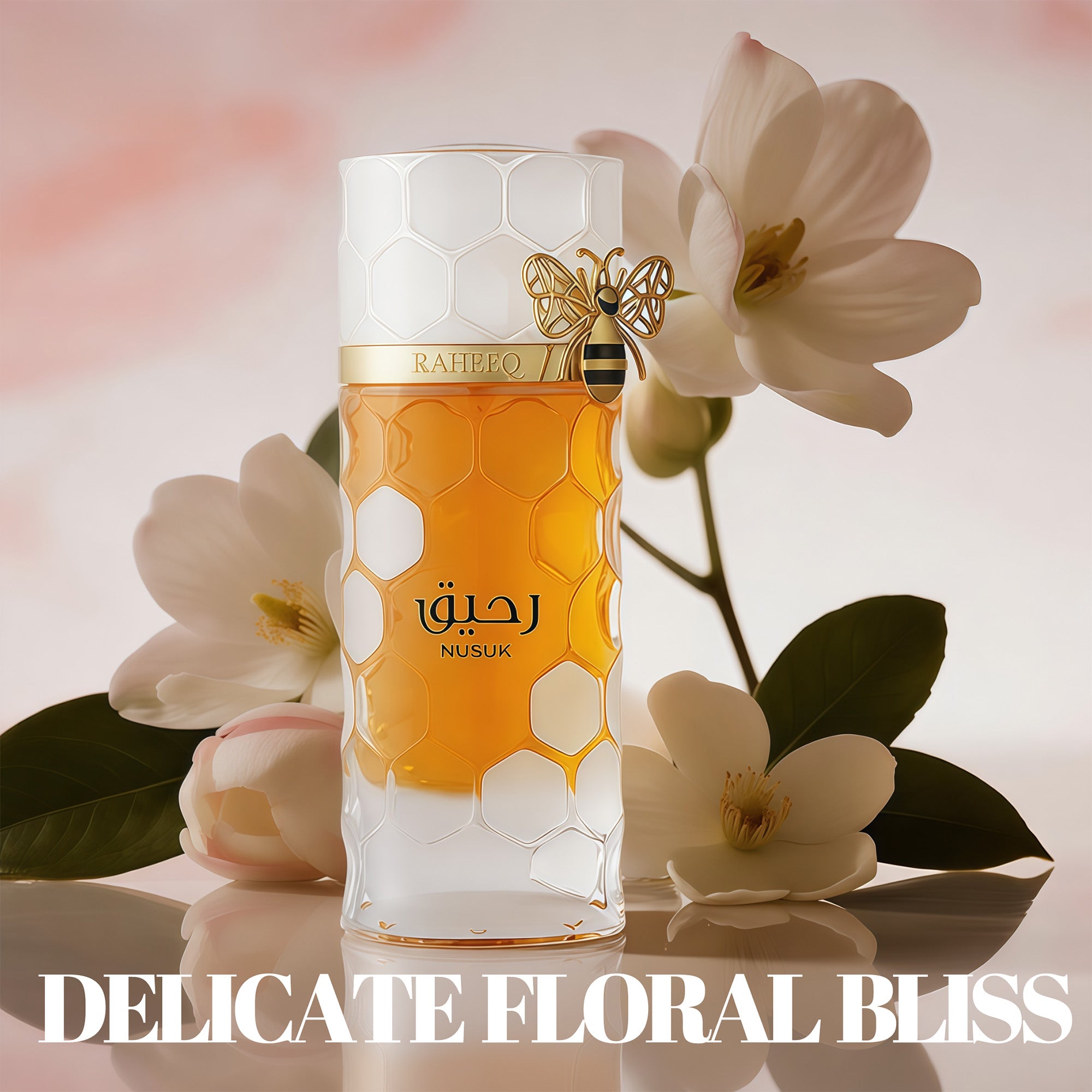 Nusuk Raheeq Eau De Parfum for Men & Women – Long Lasting Arabian Luxury Scent – 100ml