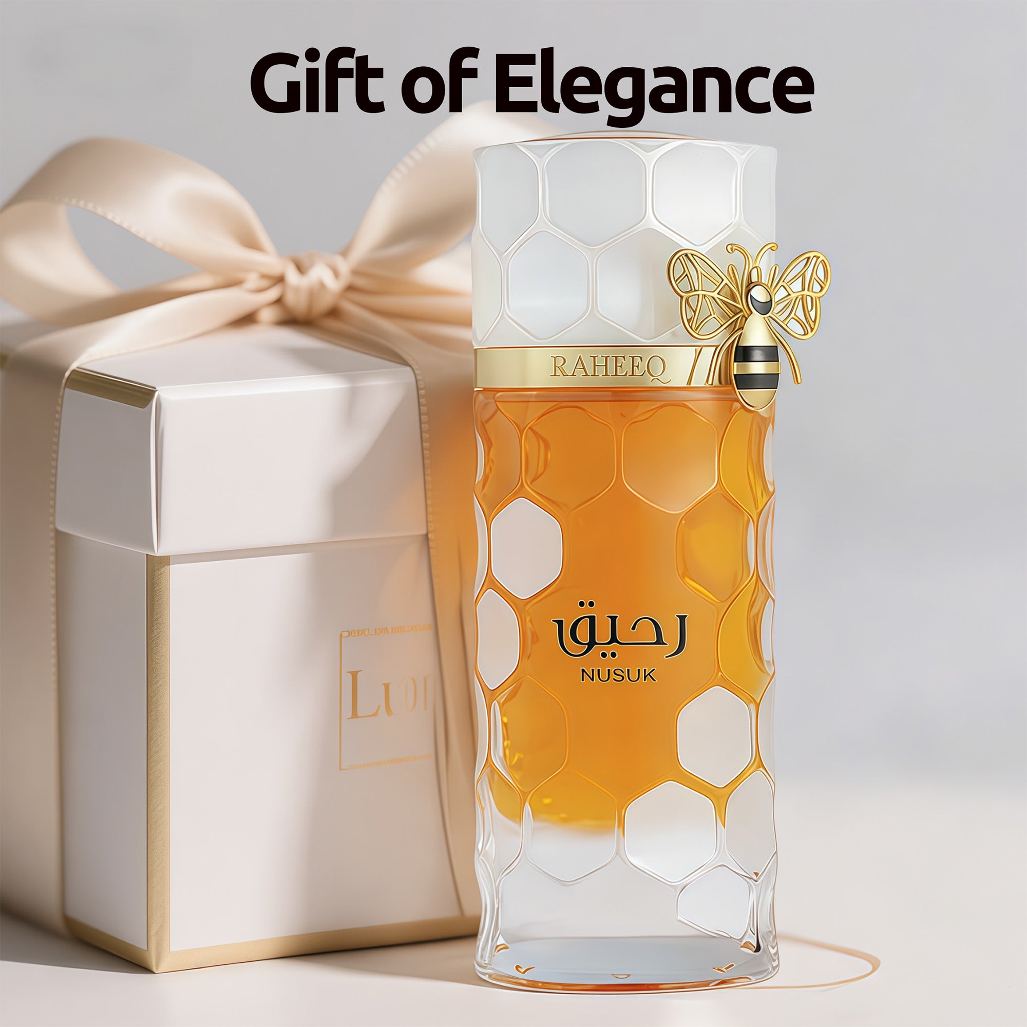 Nusuk Raheeq Eau De Parfum for Men & Women – Long Lasting Arabian Luxury Scent – 100ml