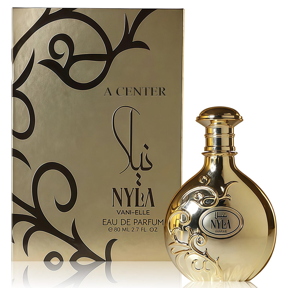Arabiyat Nyla Vani-Elle Eau de Parfum vanilla musk bottle for soft base layering