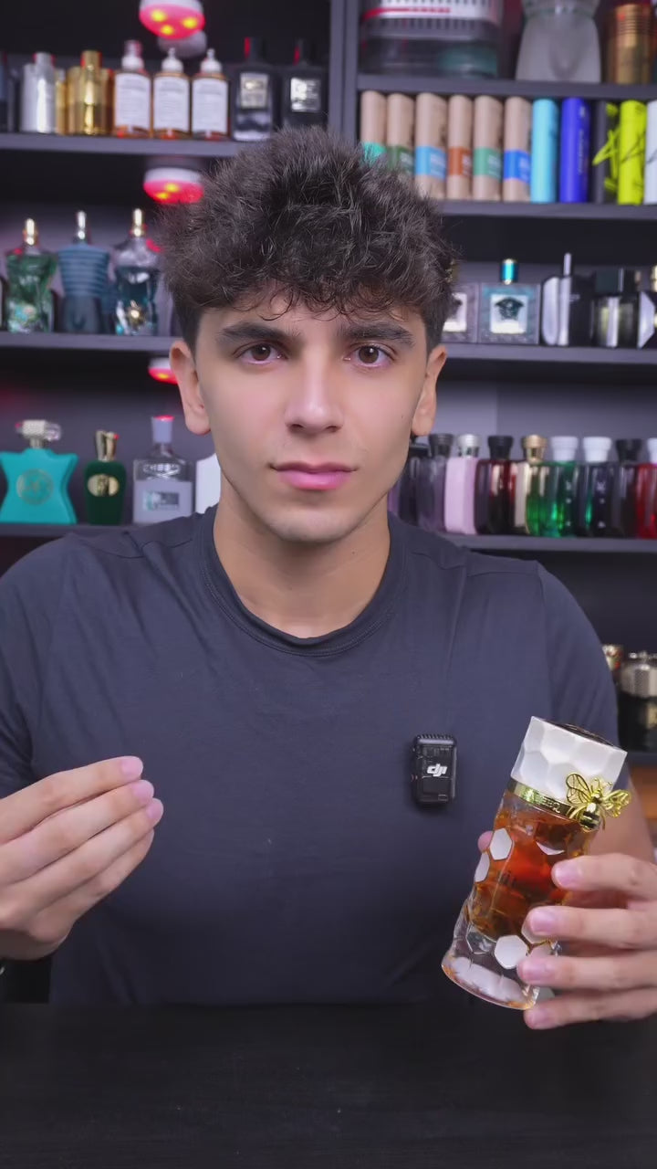 Load video: Nusuk Raheeq Eau De Parfum for Men &amp; Women – Long Lasting Arabian Luxury Scent – 100ml